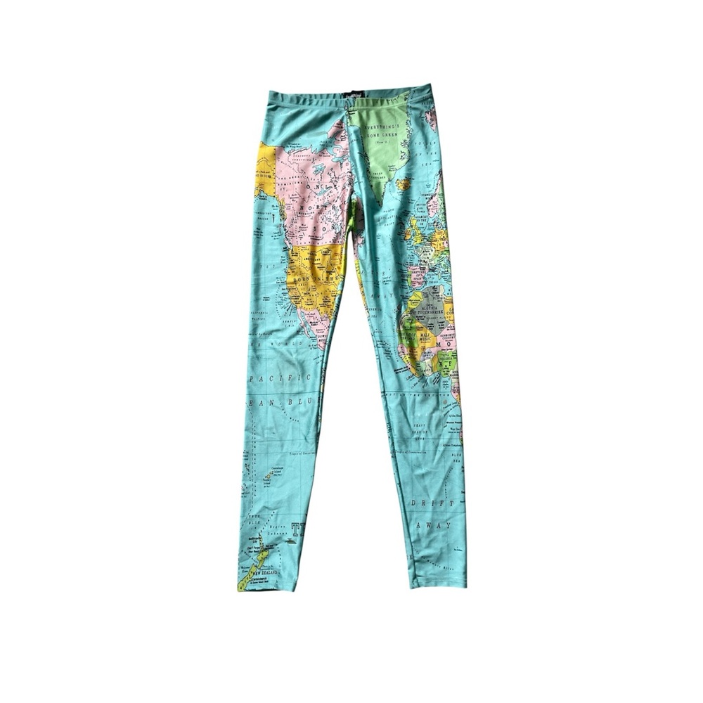 Cool map leggings